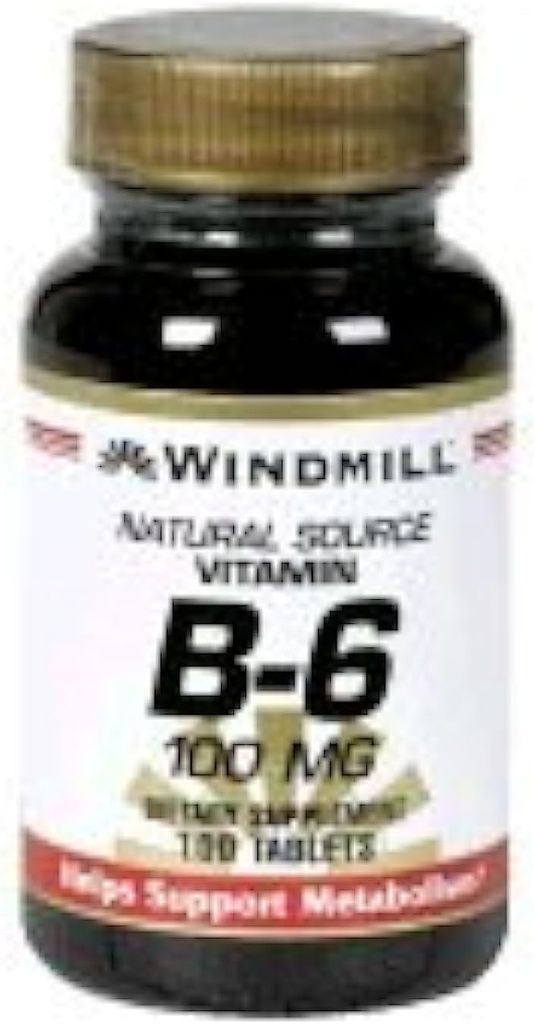 방아쇠 비타민 B-6 100 mg 정제 100 TB