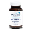 MethylPro B-Complex + L-Methylfolate 10 mg - 여성과 남성을 위한 메틸을 입힌 비타민 B 복합체, Folate, Niacin 및 Biotin, VIT B 보충교재를 가진 세포 에너지 지원 - 30 Vegan 캡슐