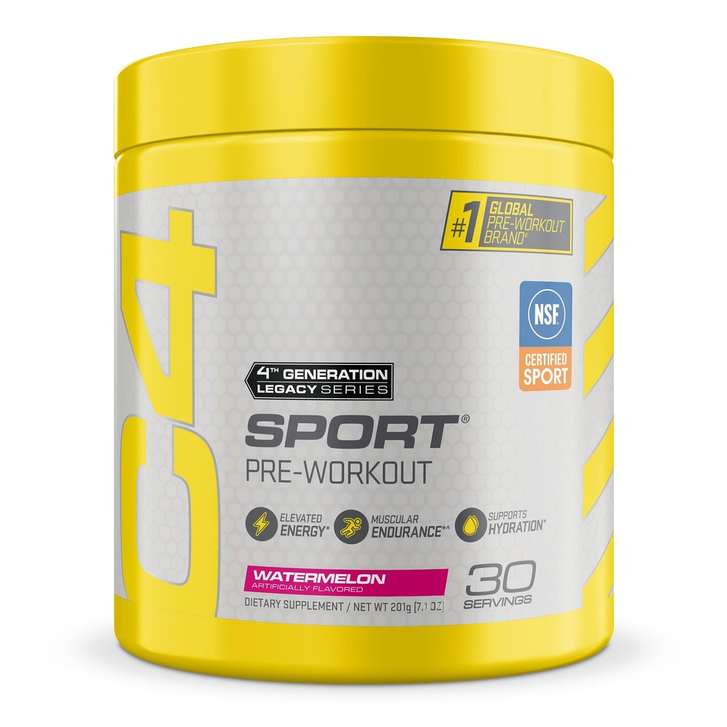 C4 Sport Pre Workout, 135mg Caffeine, Watermelon, 30 Servings