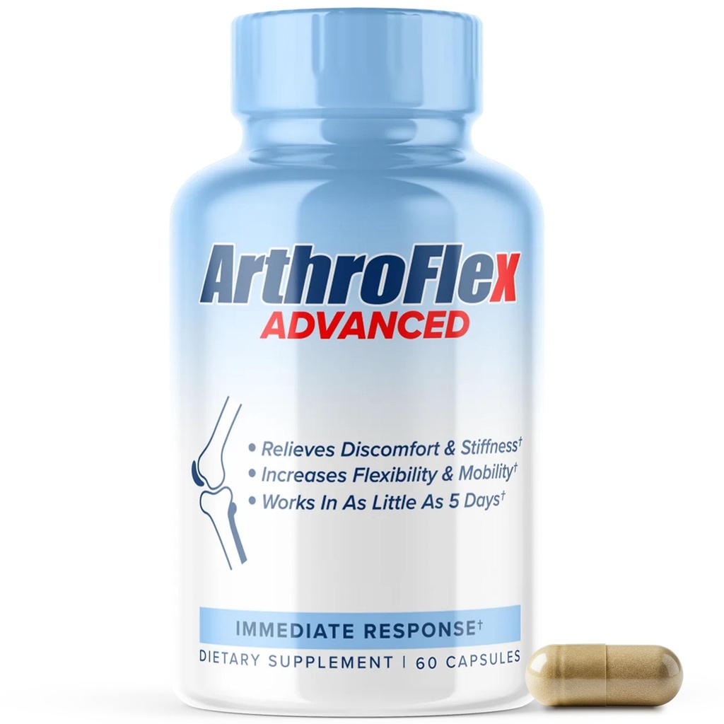 MAXLIFE NATURALS ArthroFlex Advanced Joint Health Supplement – 60 캡슐 - 여성 및 남성용 바이탈 관절 보조제, 유형 II Collagen Cartilage 보충 교재, 미국 건강 관리 보조제