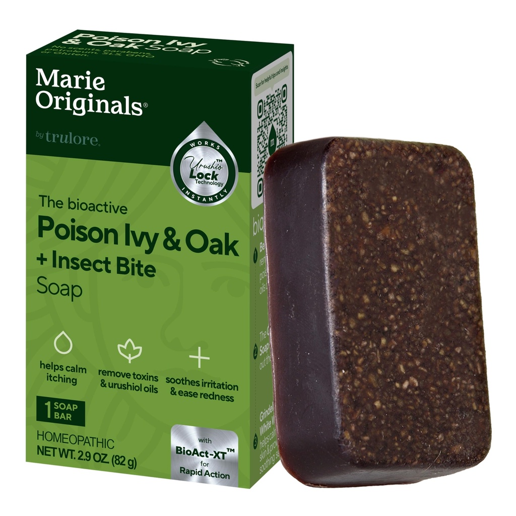 마리의 Original Poison Ivy Soap Bar | 모든 자연 Poison Ivy 치료 | Poison Ivy, Poison Oak & Sumac의 Anti-Itch Skin Cleanser Bar Wash | 오일, 소오테스 & 리리스 라이스 제거 | 2.9 온스