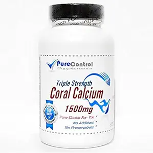 3배 힘 산호 칼슘 1500mg // 200의 캡슐 // Pure // PureControl 보충교재에 의하여