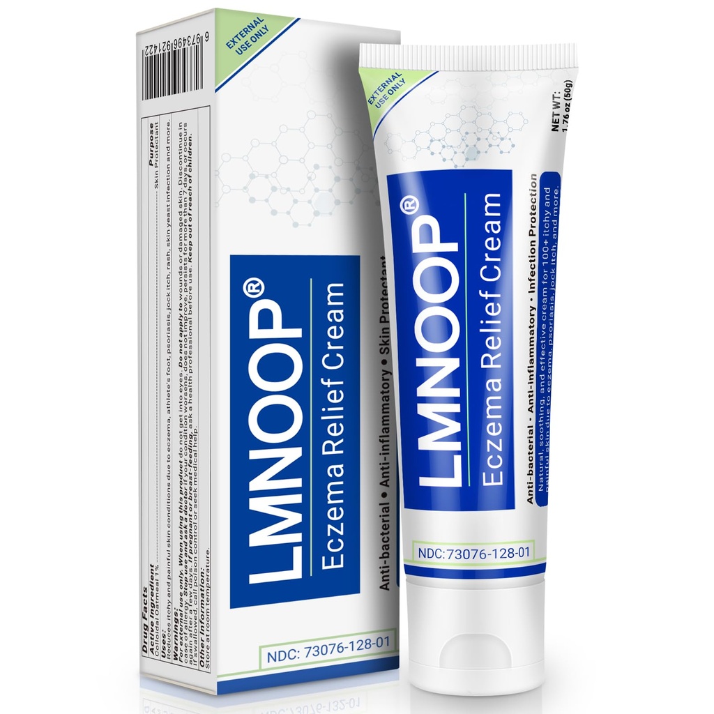 Eczema 크림, Rash, Psoriasis, Dermatitis, Urticaria, Jock Itch, Fungal Infection, Anti-Itch, Sensitive, Irritated Skin 1.76oz를 위한 기복