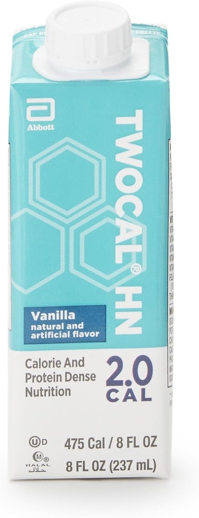 일반 2Cal HN Vanilla 구두 보충 8oz 사용 준비 (24 세)