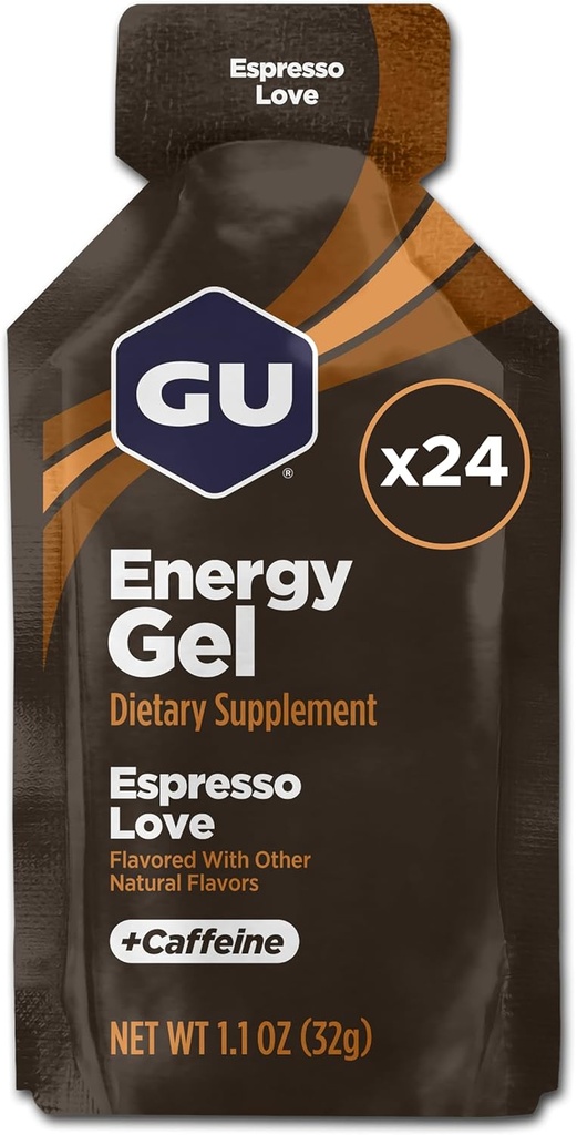 GU 에너지 본래 스포츠 영양 에너지 젤, Espresso 사랑 Espresso 사랑 24 조사 26.4 Ounce