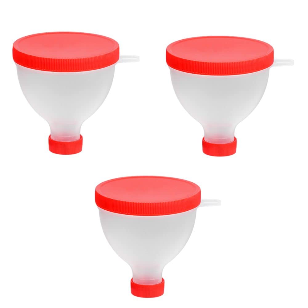 gofidin 3PCS 200ML 휴대용 단백질 분말 Funnel 물병 적당 단백질 셰이커 병 영양 저장 콘테이너를 위한 휴대용 충분한 양 수로 체육관 협동자
