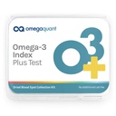 오메가 Quant Omega-3 지수 플러스 테스트 키트 - 오메가-3, 트랜스 지방 및 오메가-6의 혈액 레벨 측정 : 오메가-3 비율 | 오리지널 오메가-3 혈액 테스트 홈 키트