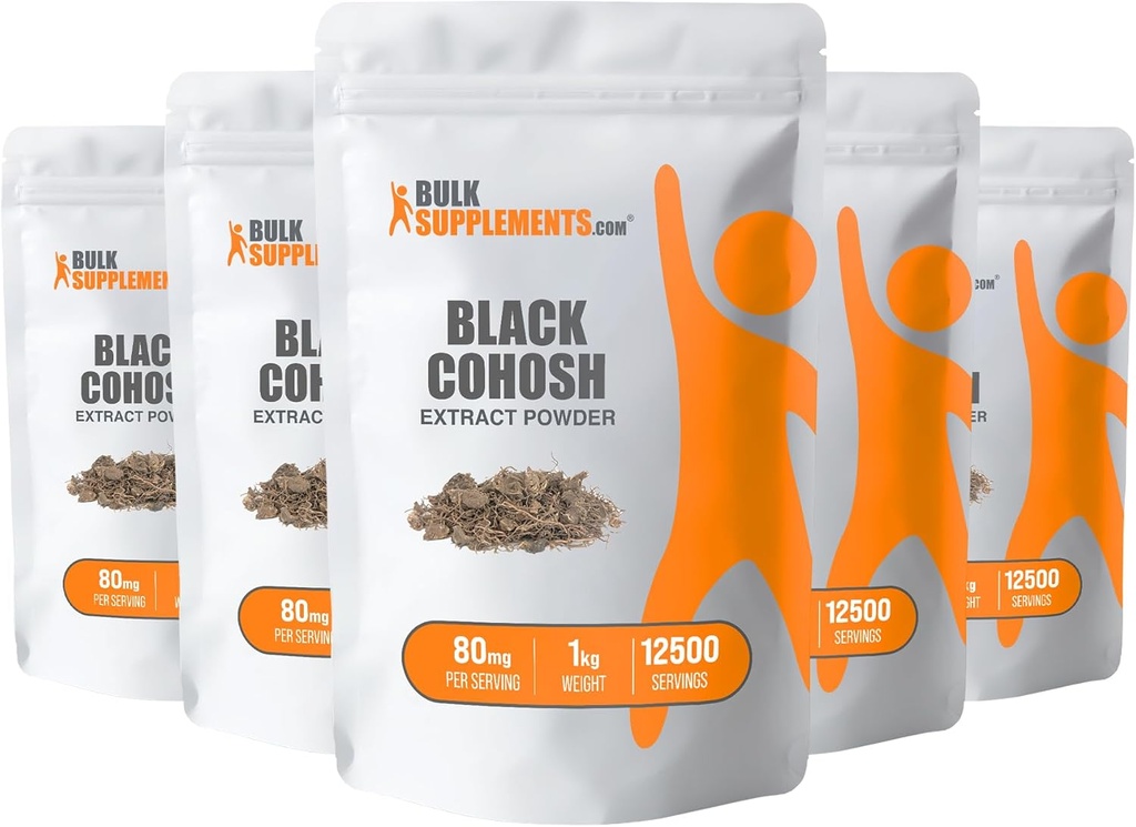 BulkSupplements.com 블랙 Cohosh 추출 분말 - Menopause 지원 블랙 Cohosh - 블랙 Cohosh 루트 추출 - Melanin 보충 - 블랙 Cohosh 허브 보충 (5 킬로그램 - 11 파운드)