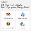내각: Fexofenadine Hcl 180mg 알레르기 완화 정제 | 실내 & 옥외 HSA/FSA를 위한 비 Drowsy 항히스타민 (알루미늄 - 30 조사)