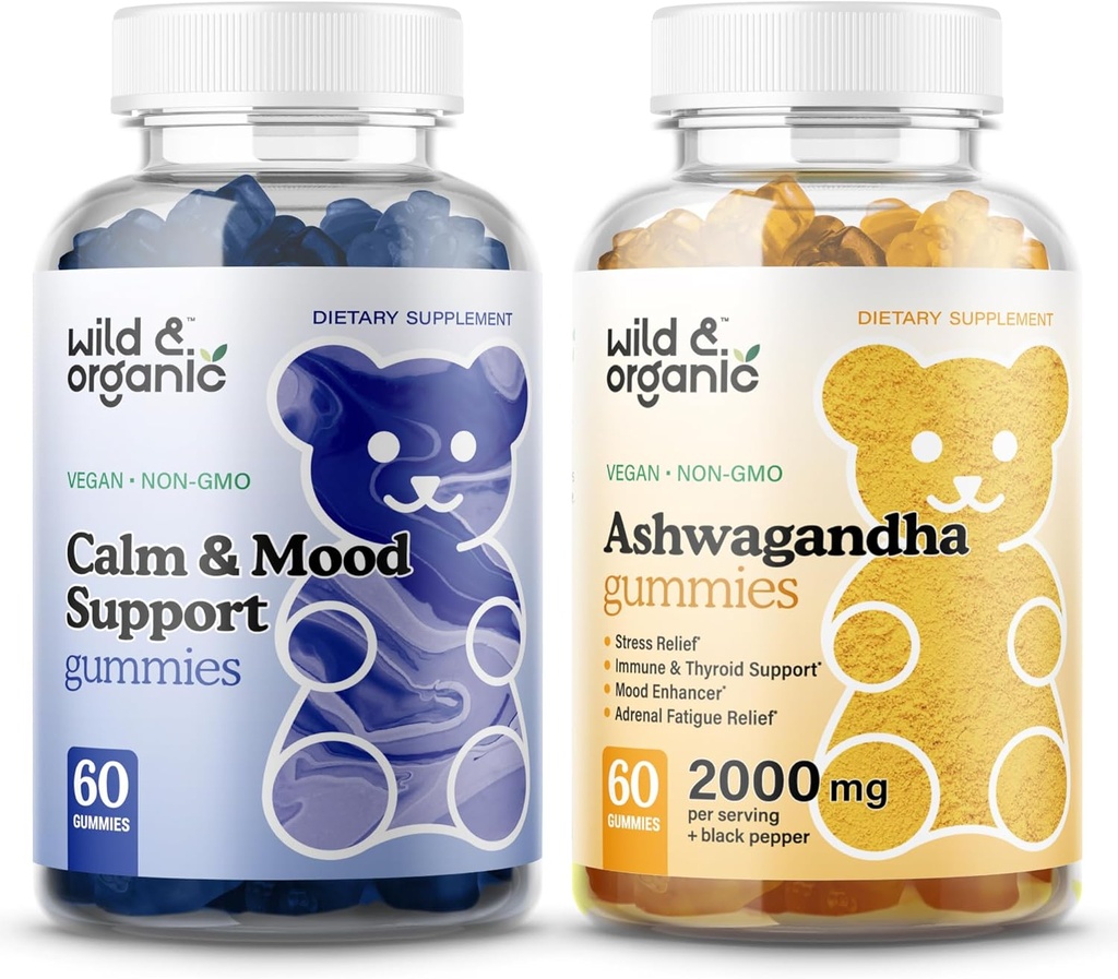 야생 & 유기 달력 & 무드 Gummies & Ashwagandha Gummies