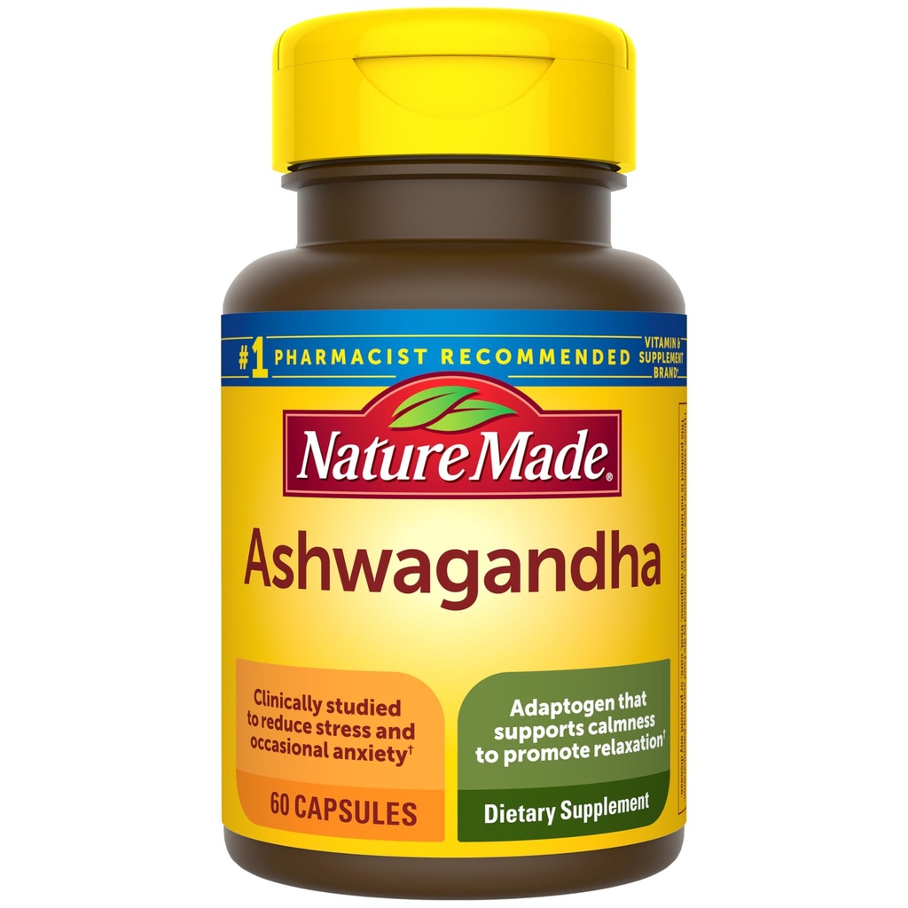 성격은 긴장 지원을 위한 Ashwagandha 캡슐 125mg, 60의 캡슐, 60의 일 공급을 만들었습니다