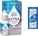 TheraTears 엑스트라 드라이 아이 드롭 0.5 fl oz 2 Q-Tips 100 % 코튼 Swabs 500 카운트