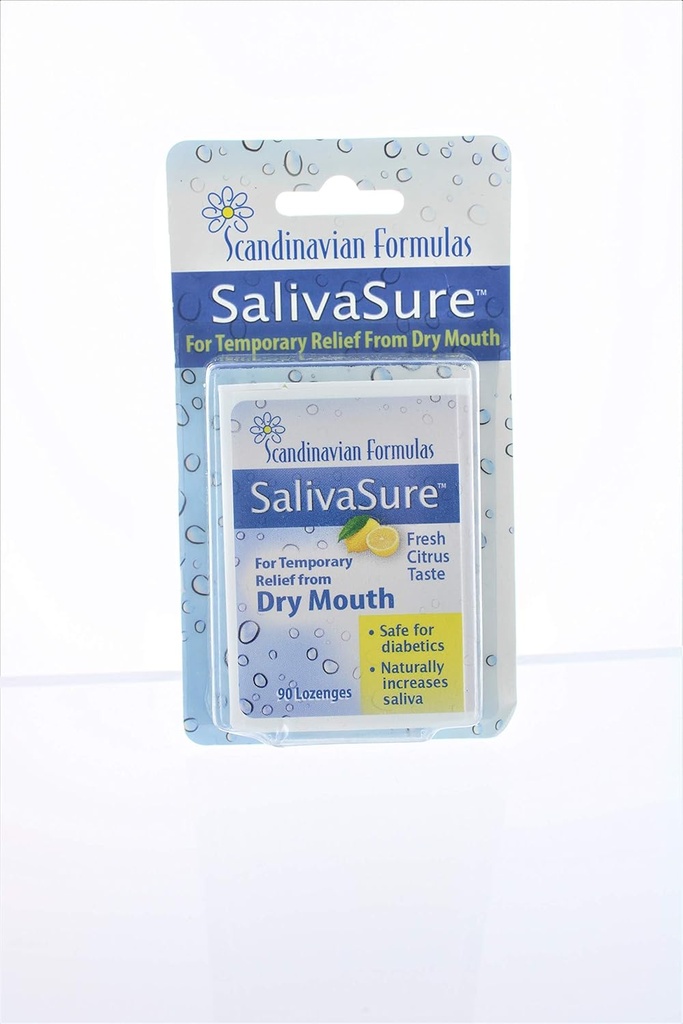 Nozovent Scandinavian 공식 SalivaSure Lozenges 90 ea (팩 2)
