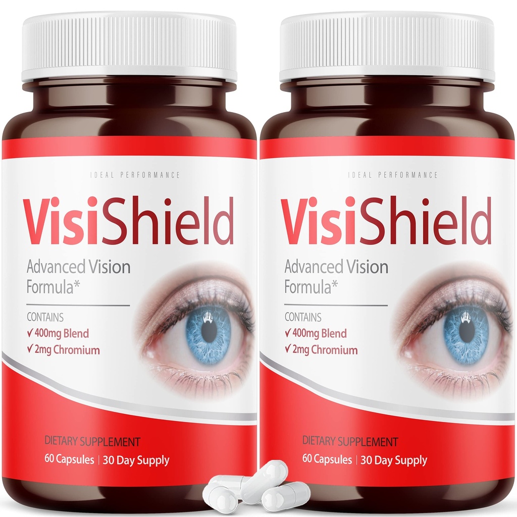 (2 팩) Visishield Eyes 보충교재 약 비타민 (120의 캡슐)를 위한 진보된 시각 공식