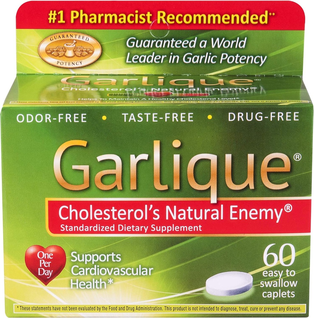 Garlique Caplets 60 정제 (포장 4)