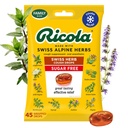 Ricola Sugar Free Swiss Herb Cough Drops, 45 Count, Cough Suppressant & Throat Relieving Drops with Naturally Sourced Menthol, Coughs & Throat Irritation Symptom의 주름 잡는 맛
