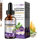 Totaria Liposomal Ashwagandha 액체 하락, Shilajit, Ginseng, 마그네슘, Soursop, L-Theanine, 60ml를 가진 매우 힘 Ashwa 뿌리 추출물 보충교재