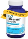 SFI 건강 Klaire Labs Ther-Biotic Complete - 여성 및 남성을위한 Hypoallergenic Probiotics - 산성 안정 Probiotic 보충 - 면역 및 소화 건강을위한 12 종 - 25 억 CFU (120 캡슐)