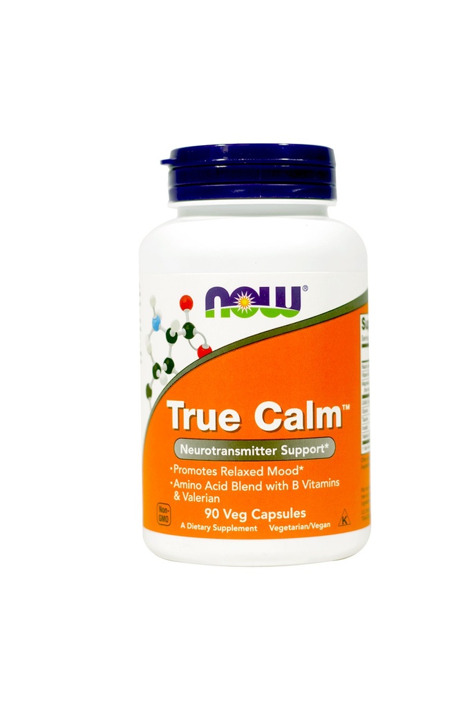 지금 음식 True Calm 아미노산 Relaxer 90 Veg 캡슐 2 팩