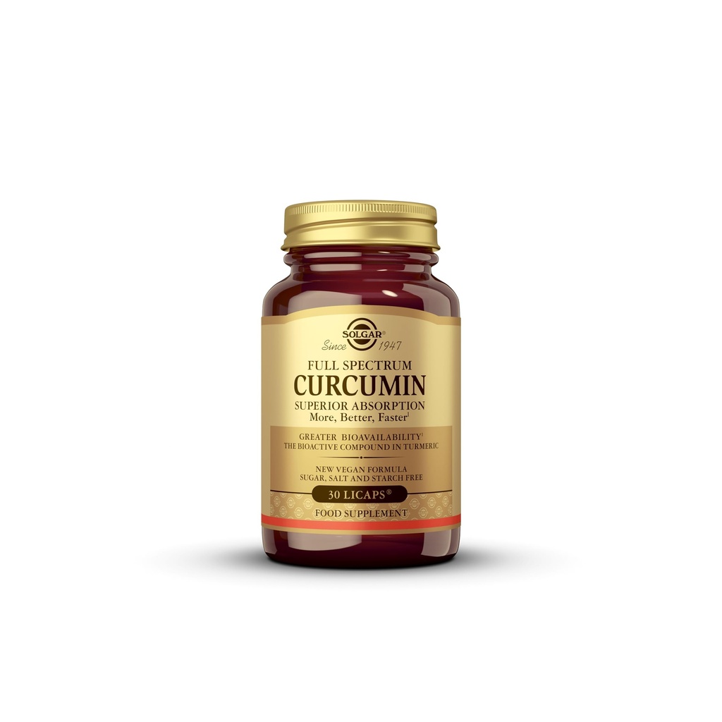 Solgar 가득 차있는 스펙트럼 쿠르쿠민 액체 추출물 Softgels - 30 조사 - 더 빠른 흡수 - 뇌, 합동 & 면역력 - 비 GMO, 글루텐 자유로운, 낙농 자유로운, Soy 자유로운 - 30의 서빙