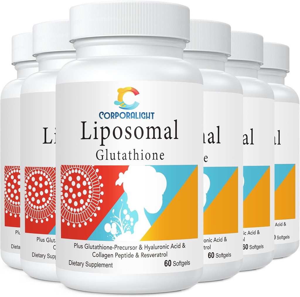 Liposomal 글루타티온 Softgels는, 흡수를 강화했습니다 - Liposomal 납품, 활동적인 모양 L 글루타티온, 세포질, Immune 기능 & 간결 Detox, 산화 방지제 공식, 글루텐 자유로운, 360 Softgels에서 부유한