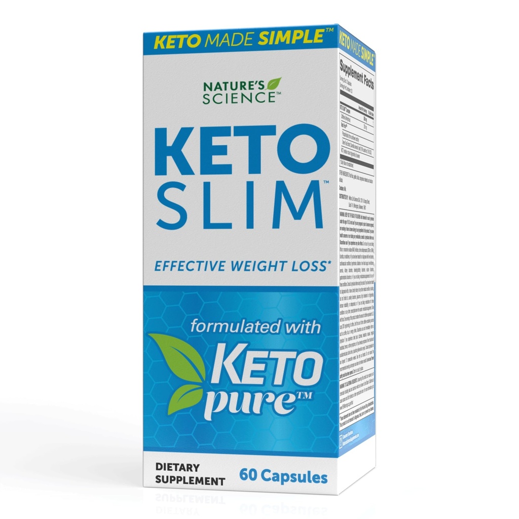 자연의 과학 Keto 슬림, 60ct