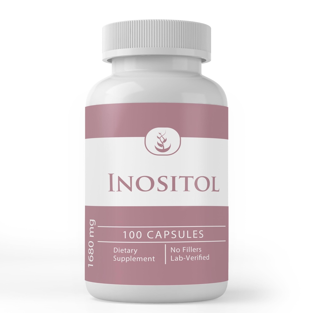 PURE ORIGINAL INGREDIENTS Inositol, (100 캡슐) 항상 순수, 첨가제 또는 필러 없음