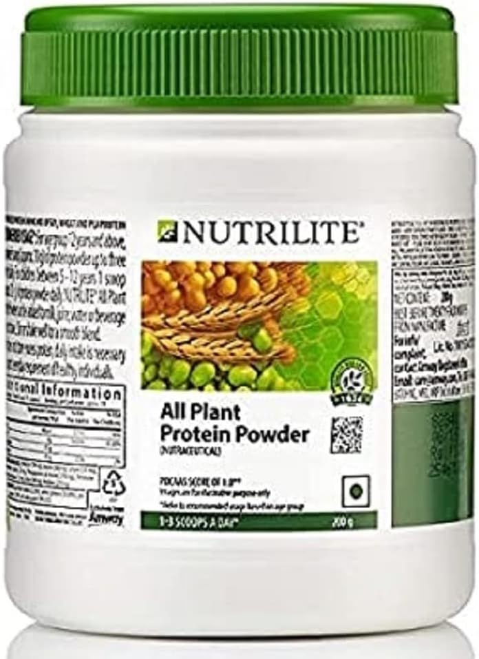 Amway Nutrilite 모든 식물 단백질 분말 - 200G 및 세련된 헤어 / 헤드 밴드 [조각] - 콤보