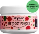 Drybox Beetroot 분말, 순수한 비 GMO 베레 슈퍼 푸드, 니트로 산화물 부스터, 7 온스 (200 그램)