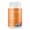 60mg Iron & Vitamin C를 가진 비타민 철 보충교재 – Bariatric 환자, Gastric Bypass & Sleeve Gastrectomy 지원을 위한 Berry Chewables – 포스트Surgery 건강 정비를 위한 30의 정제