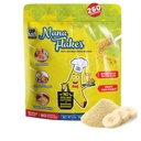 Nana Flakes 100% 순수한 바나나 조각 음식 분말 4 lbs - 소화 건강 & Occasional Diarrhea, 식사 두껍게 하기를 위한 칼륨 & 섬유의 중대한 근원 - 자연 & Soothing (4개 lbs 부대)