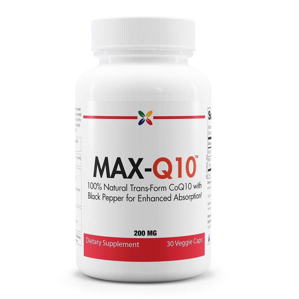 지금 노화 중지 MAX-Q10 CoEnzyme는 Kaneka Q10로 공식화하고 높은 흡수, 심장 건강, 에너지 생산 200 mg 캡슐을 위한 BioPerine 까만 고추 추출물을 강화했습니다