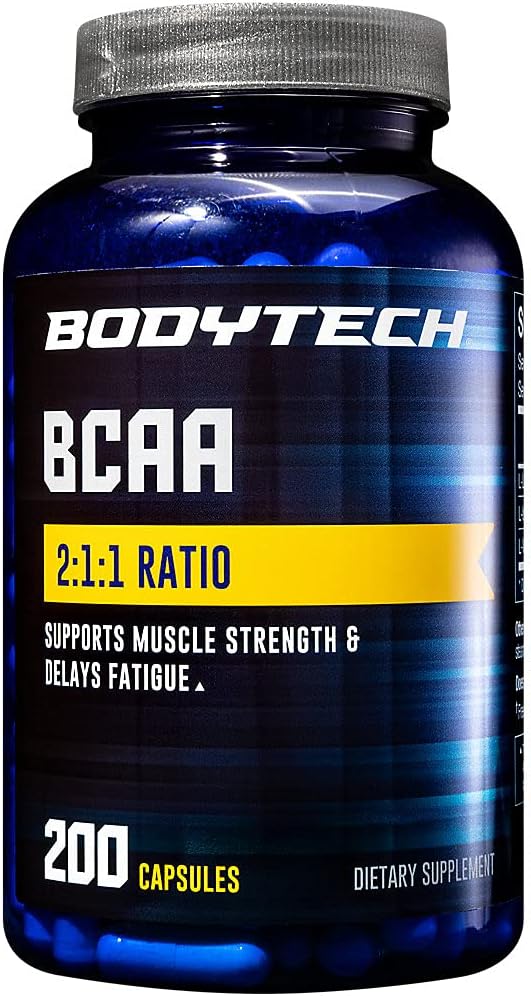 BODYTECH BCAA - 2 : 1 비율 (200 캡슐)