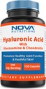 노바 영양 Hyaluronic 산 100mg/serving - Youthful 피부 & 건강한 합동 기능 120의 캡슐을 승진시킵니다