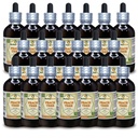 복숭아 트리 (Prunus Persica) Tincture, 말린 Bark 액체 추출 (브랜드 이름: HerbalTerra, 미국에서 Proudly 만든) 20x4 fl.oz (20x120 ml)