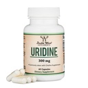Uridine Monophosphate - 제 3 자 테스트 (Choline 증강 인자, Beginner Nootropic) (300mg, 60 캡슐) 두 배 나무에 의하여 뇌 건강과 기억을 위한 알파 GPC Choline를 가진 Synergy