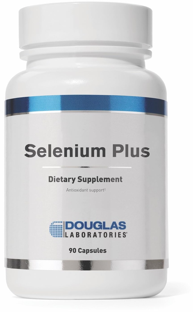 Douglas Laboratories Selenium Plus | 비타민 E 및 C가있는 셀레늄 보충 | 90 캡슐
