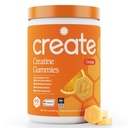 Men & Women, Boost Focus, Strength, Endurance, Anti-Melting Formula, Vegan, Gluten-Free, Non-GMO, 1.5g of Creatine for Gummy (Orange, 90 ct)에 대한 Creatine Monohydrate Gummies 생성