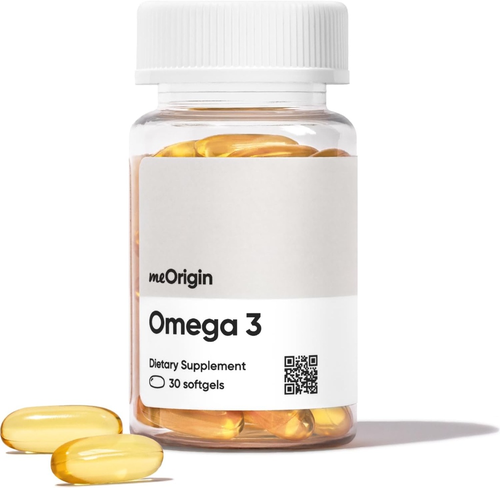 오메가 3 EPA & DHA의 서빙 당 어유 1000mg, 지원 심장, 뇌, 피부 & 눈 건강, Burp 뒤 없음, 30 Softgels, 30 일 공급