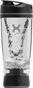 Promixx Original Shaker Bottle - 부드러운 단백질 쉐이크 용 배터리 전원 - BPA Free, 20oz Cup (Black)