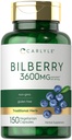 Carlyle Bilberry 추출 캡슐 | 3600mg | 150 개 | 채식주의, 비 GMO, 글루텐 무료 과일 보충