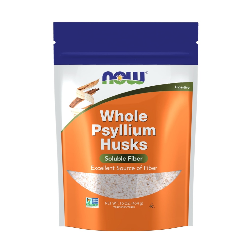 NOW 식품 보충제, 전체 심황 Husks, 비 GMO 프로젝트 검증, 수용성 섬유, 16-Ounce