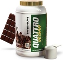 Magnum Nutraceuticals Quattro Vegan Protein Powder, 초콜릿 2lb - 근육 성장 및 회복을위한 프리미엄 공장 기반 단백질 분말 절연