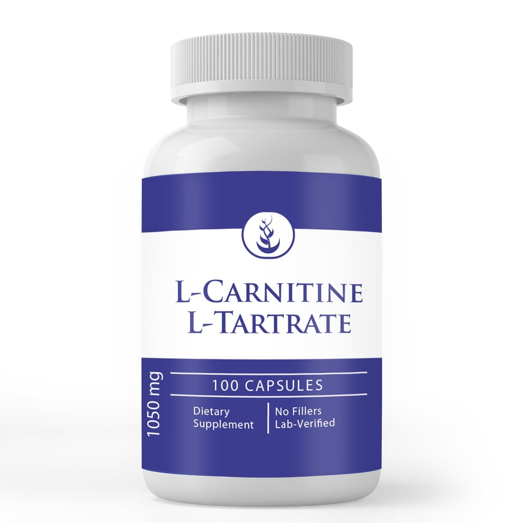 순수한 본래 성분 L Carnitine L-Tartrate (100의 캡슐) 항상 순수한, 첨가물 없음 또는 충전물, 확인되는 실험실