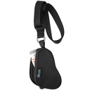 Beautyflier Asthma Inhaler 케이스 Lanyard 홀더 Keychain Travel Handy Mini Bag for Adults and Kids, Inhaler (Black) 포함되지 않습니다.