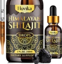 Himalayan Shilajit 수지 액체 하락, Ayurvedic 혼합을 가진 순수한 유기 Himalayan Shilajit 수지 600mg & 85+ 추적 무기물 & 뇌 승압기 & 에너지 면역 지원, 2 Fl Oz를 위한 Fulvic 산