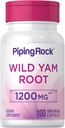 Piping Rock Wild Yam Root Capsules 1200mg | 100 개 | 추출물 보충 | 글루텐 무료, 비 GMO