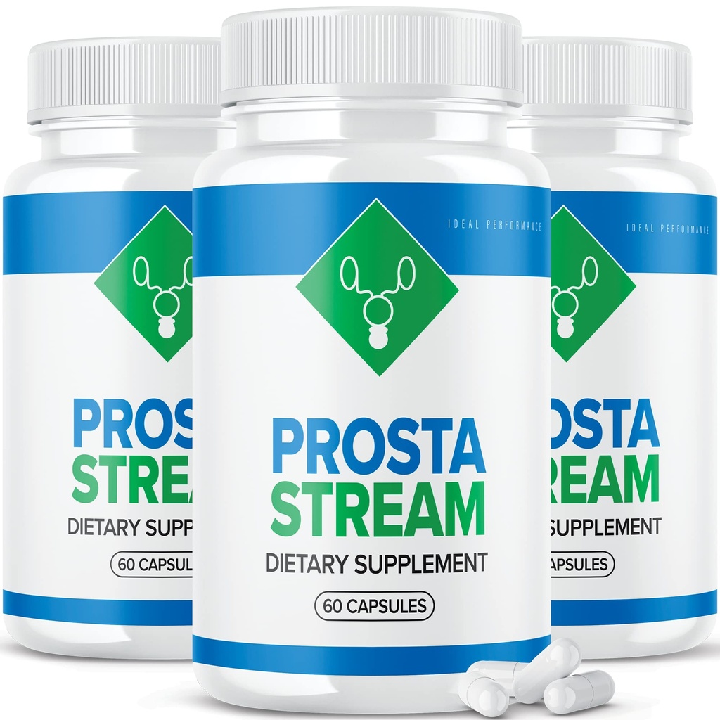IDEAL PERFORMANCE (3 팩) Prosta 스트림 전립선 보충 Prostastream 알약 (180 캡슐)