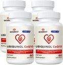 Ubiquinol CoQ10-600mg-Softgel, 비타민 E & Omega 3, 6, 9, 높은 흡수 이산화탄소 Q10의 에너지 생산을 위한 강력한 산화 방지제, 240 조사를 가진 Coq10 Ubiquinol 보충교재의 활동적인 모양