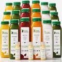 3 일 주스 익지않는 샘에 의해 청소해, 모든 자연적인 익지않는 Detox Cleanse, 몸 나머지를 위한 Juicing, 찬 압박되는 주스 빠른, 더 건강한 다이어트, 18의 병 12oz, 3 생강 탄